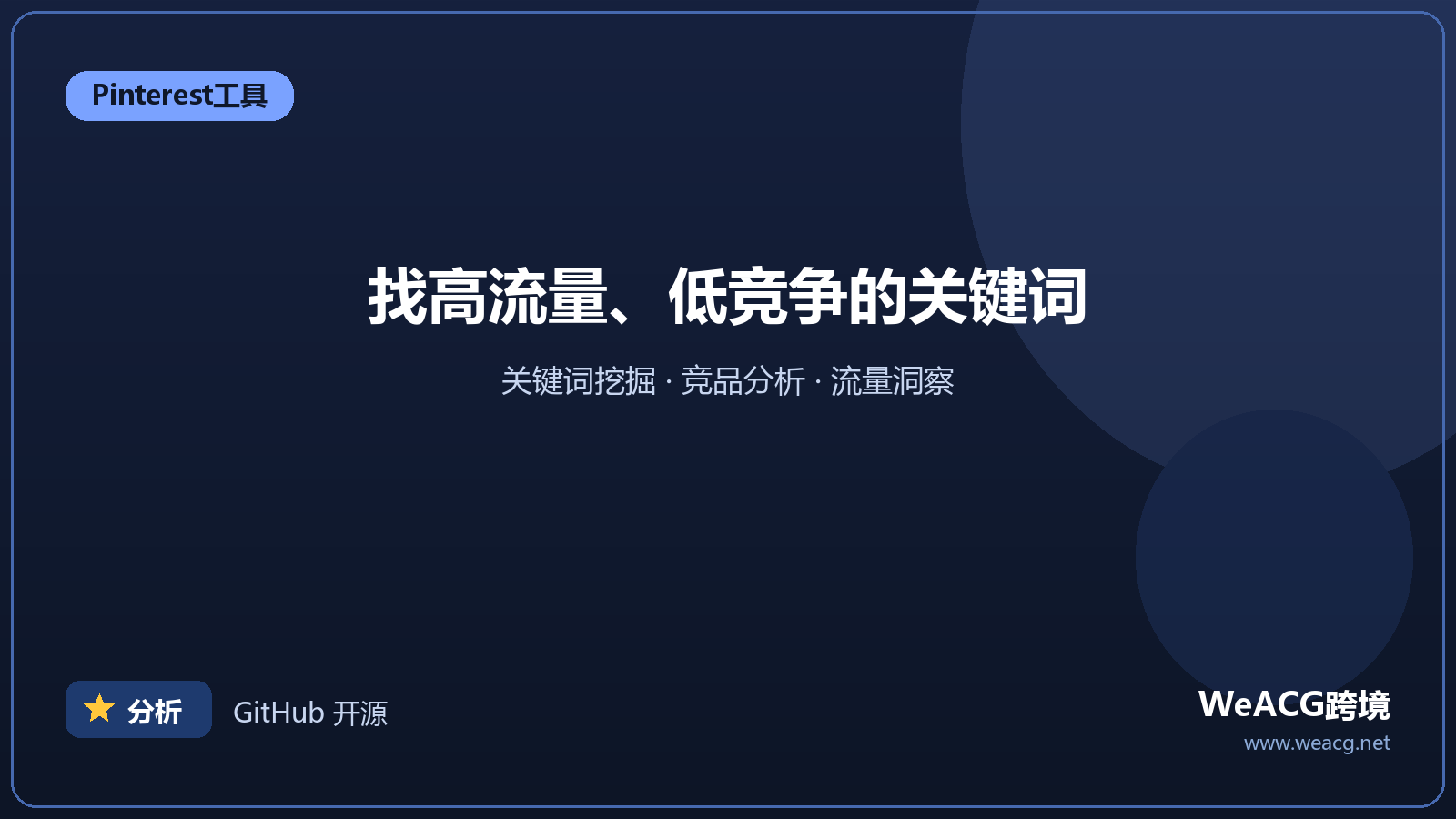 Pin Inspector：Pinterest 关键词与竞品分析