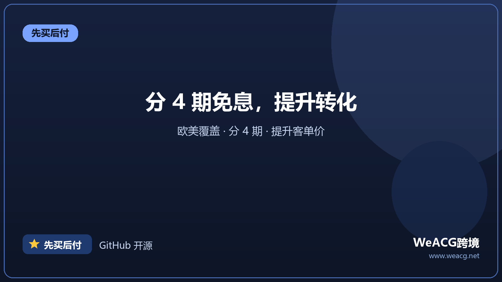 Afterpay：欧美主流先买后付