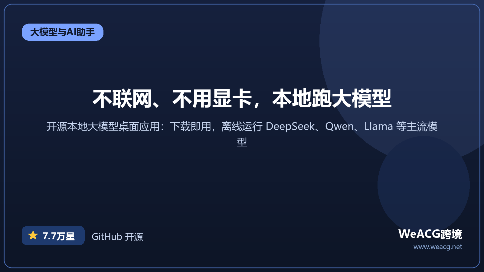 GPT4All 开源本地大模型桌面应用实测：不联网不用显卡，普通电脑也能跑 DeepSeek 介绍图