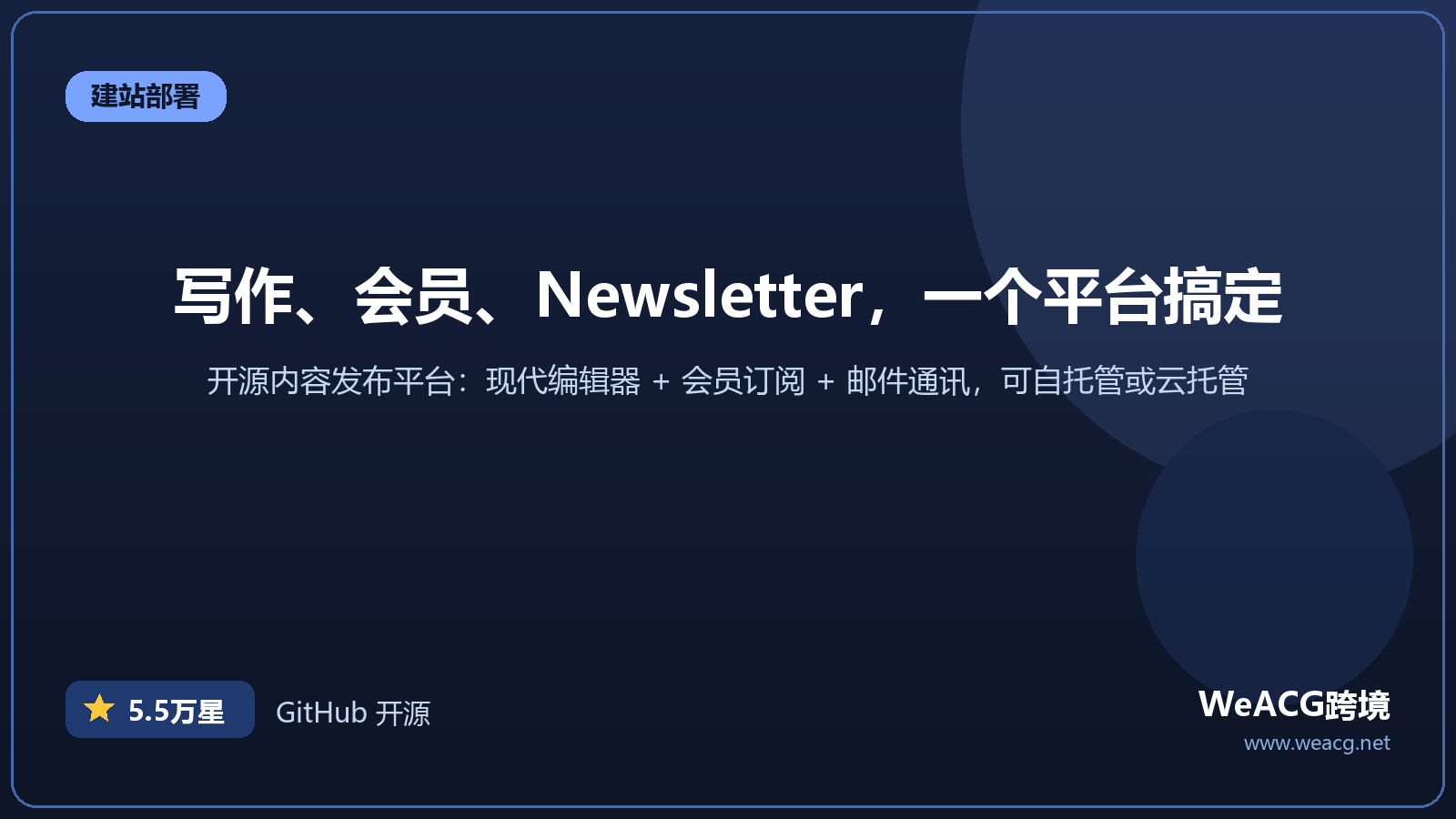 Ghost 开源内容发布平台实测：博客、会员订阅、Newsletter 一站搞定
