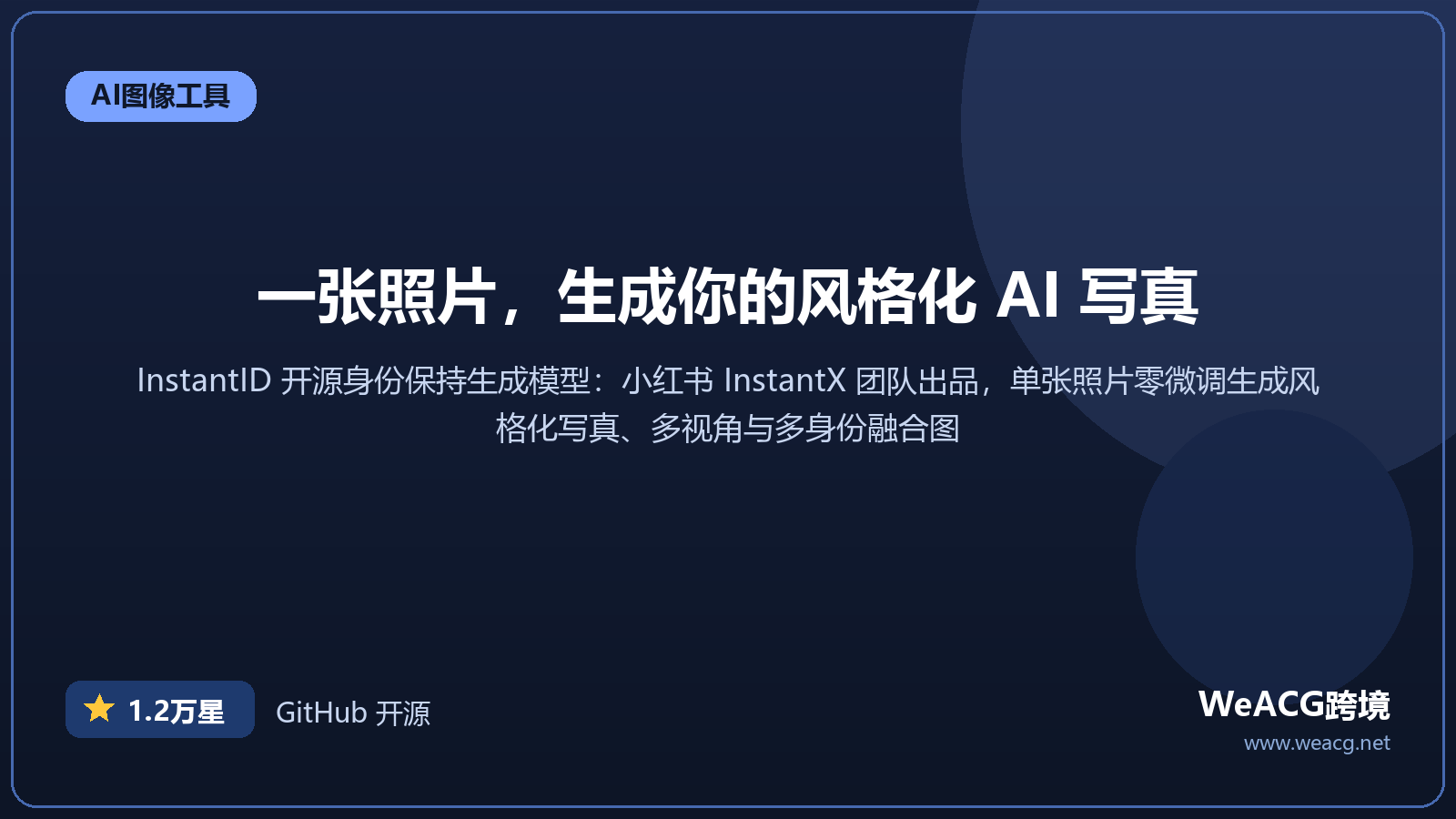 InstantID 开源身份保持生成模型实测：一张照片生成你的 AI 写真，零微调